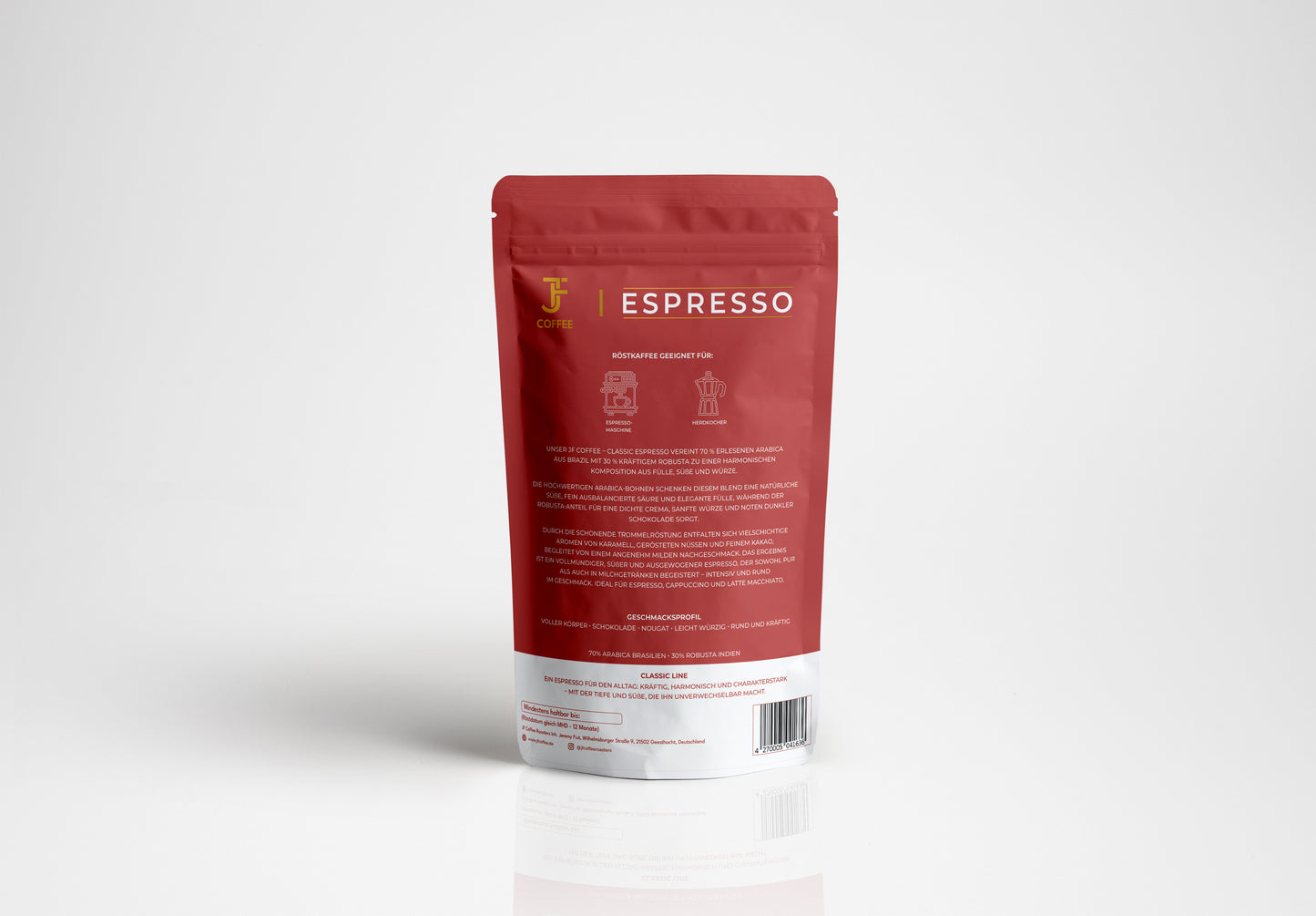 Espresso Classic - 500g Ganze Bohne