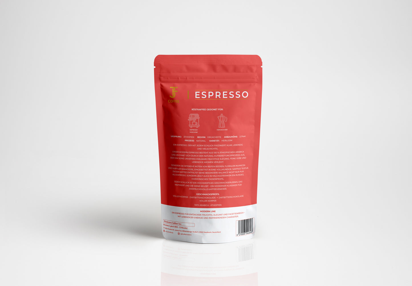 Espresso Modern - 500g Ganze Bohne