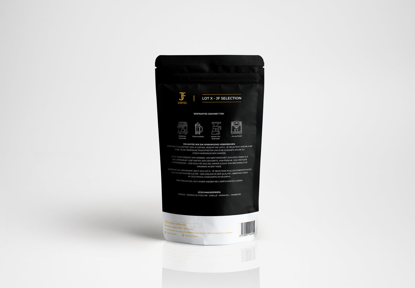 Lot X - JF Selection - 500g Ganze Bohne